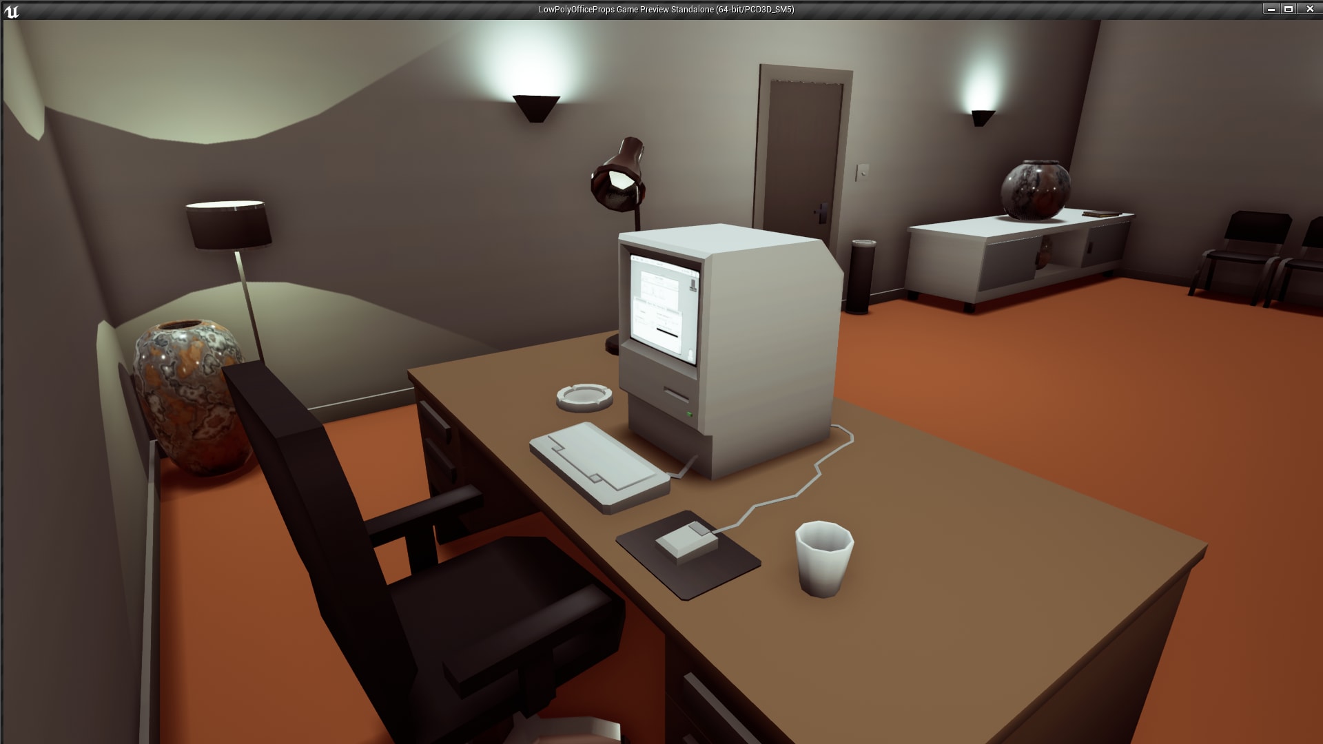 Low Poly Office Props